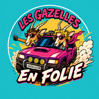 Logo Les Gazelles en folie